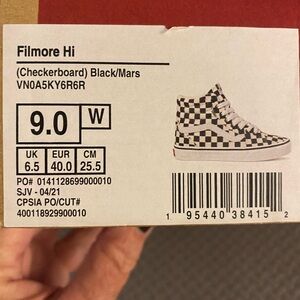 Vans Filmore Hightop Sneaker